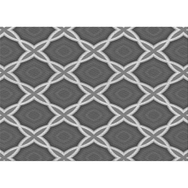 Ahgly Tapis Rectangulaire Lavable en Machine Intérieur Transitionnel Gris Foncé, 2 Pieds x 5 Pieds