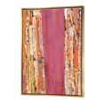 thumbnail image 1 of Glamorous Composition of Red and Gold - Mid-Century Modern Framed Canvas, 1 of 3