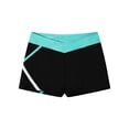 thumbnail image 3 of Hansber Shorts de Danse pour Enfants Taille Basse Élastiques Extensibles Moulants Bas de Course Shorts de Natation pour Filles Bleu Vert 10, 3 of 7