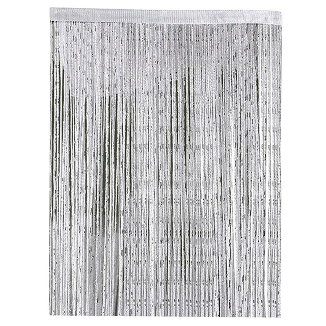 HLONK Rideaux à Paillettes 100x200CM Rideaux de Porte Fenêtre Panneaux à Franges Séparateur de Pièce pour Décoration Intérieure