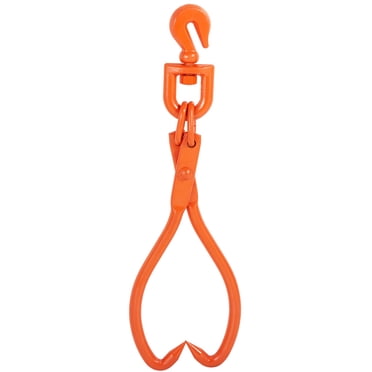 KFFKFF Pinces de Préhension pour Bûches, Griffe Double de 18 Pouces, Acier Rotatif Durable pour la Manutention du Bois, Capacité de 772 Lb, Idéal pour Lever, Déplacer et Transporter des Bûches