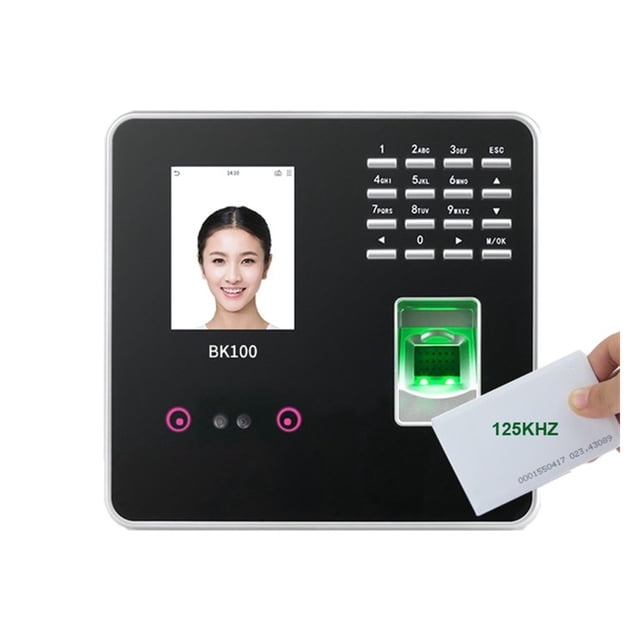 USB Biometric Fingerprint Face Recognition Employee Time Attendance Machine Time Clock Recorder Device