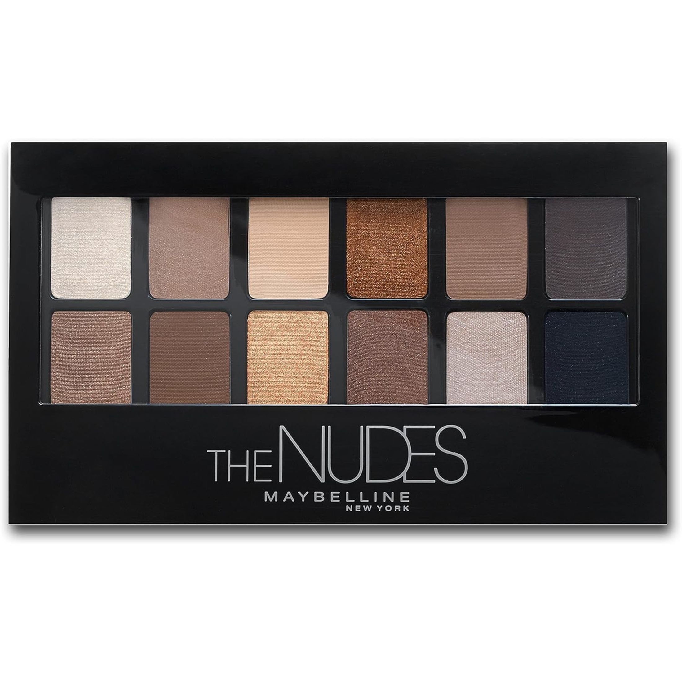 Maybelline New York The Nudes, Expert Wear Palette d'Ombres à Paupières