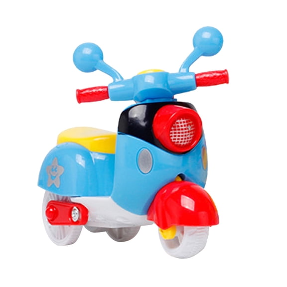 Jouet Éducatif de Classification de Produits Mini Moto Moulée sous Pression à Tirer pour l'Apprentissage Précoce - Jouet d'Apprentissage Interactif pour Enfants