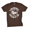 thumbnail image 1 of Squirrel Hunter T Shirt Funny Hunting Shirt Gift for Hunters Hilarious Rude Tee (Brown) - M, 1 of 3