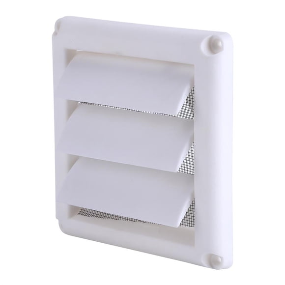 Garosa 1PC Plastic Air Vent Grille Cover 3 Flaps Wall Duct Ventilation Grill With Net New,Pastic air vent, Wall air vent