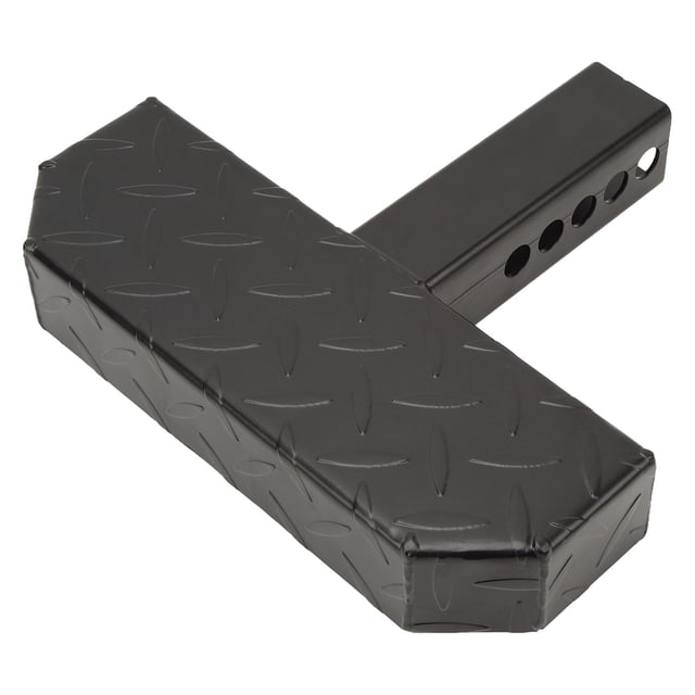Hitch Bumper , Rust Resistance Iron Solid Iron Automotive Bump Step Adjustable Length 220 LBS Load Capacity for Cars