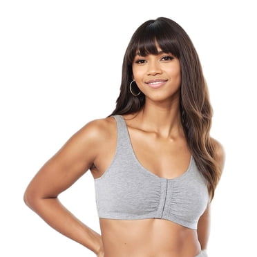 Bestform 9706014 Soutien-gorge de sport en coton mélangé à fermeture frontale