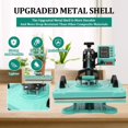 thumbnail image 3 of Eastvita Multifunctional 6-in - 1 Heat Press Machine with Dual Display/12x15 Inch/US Plug, 3 of 6