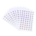 thumbnail image 1 of Unique Bargains 1200 Pcs Star Reward Stickers, 20 Sheet Sparkling Self Adhesive Colorful Sticker, Silver Tone, 1 of 7
