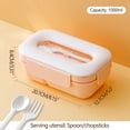thumbnail image 1 of Fridja Sales！ Lunch Box for Office Workers The Lunch Box Can Be Heated In A Microwave and Divided Into Different formats Large Capacity Bento Box, 1 of 2