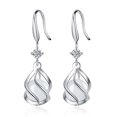 thumbnail image 1 of Geometric Double Diamond Earrings Temperament Earrings Female Personality Earrings Long, 1 of 9