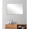 thumbnail image 2 of Mainstays Adler Wall Mount Framed Rectangular Mirror, Mango Wood Look Finish, Home Decor Mirror, Has Frame; 18x22in, 2 of 4