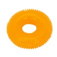 thumbnail image 1 of Pet Chew Toy Training Squeak Ring Ball Training Squeak Ball Pet TPR Teeth Molar Sound Interactive Game Toy, Orange, S, 1 of 9