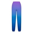 thumbnail image 2 of Erwazi Sweatpants for Women Gradient Printed Drawstring Loose Joggers with Pockets Fall Winter Comfy Workout Gym Running Pants, 2 of 3