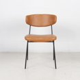 thumbnail image 4 of Ingrid Chaise Latérale Moderne en Faux Cuir et Métal (Ensemble de 2), 4 of 4
