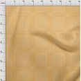 thumbnail image 4 of oneOone Georgette Viscose Mustard Yellow Fabric Geometric Sewing Craft Projects Fabric Prints By Yard 42 Inch Wide, 4 of 4