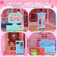 thumbnail image 2 of Énorme Maison de Poupée - 285 Pcs Jouets pour Fille Maison de Poupée à Grande Échelle 12 Pcs Maisonnette avec, 2 of 7