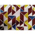 thumbnail image 4 of oneOone Cotton Poplin Fabric Parallelogram & Triangle Geometric Printed Fabric 1 Yard 42 Inch Wide, 4 of 4