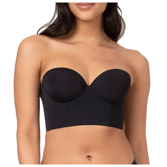 OJinShaWanO Bandeau Bra for Large Breasts Cotton Women's Wireless Lightly Lined Comfort Bra Everyday Underwear