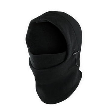 Baberdicy Masque Facial 6 Chapeau Ski In2 Chaud Hiver Cagoule Masque de Cou Polaire Visage Casquettes de Baseball Masque pour les Yeux Noir