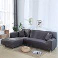 thumbnail image 3 of Sumhomie Stretch Washable Couch Slipcovers for Sectional Sofa L-shape Corner, 3 of 4