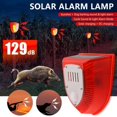 thumbnail image 1 of Solar Animal Repeller Motion Sensor Outdoor Alarm Lamp Dog Barking Waterproof, 1 of 11