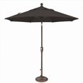 thumbnail image 1 of SimplyShade 7.5 ft. Octagon Push Button Tilt Market Umbrella  Black, 1 of 1