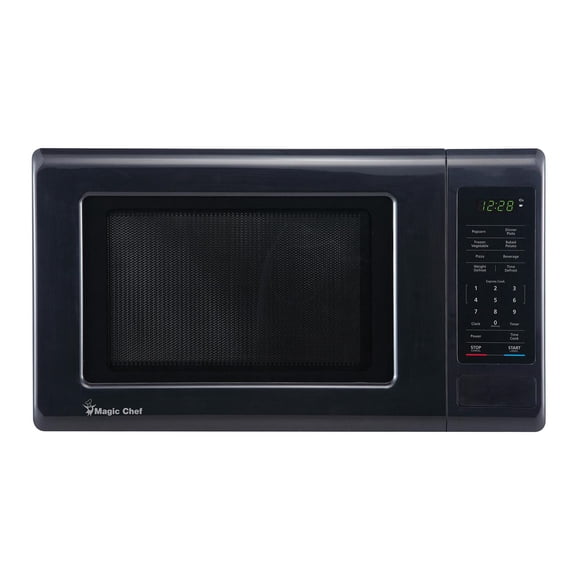 Magic Chef 0,9 pi Micro-ondes de comptoir 900-Watt touche numérique, noir