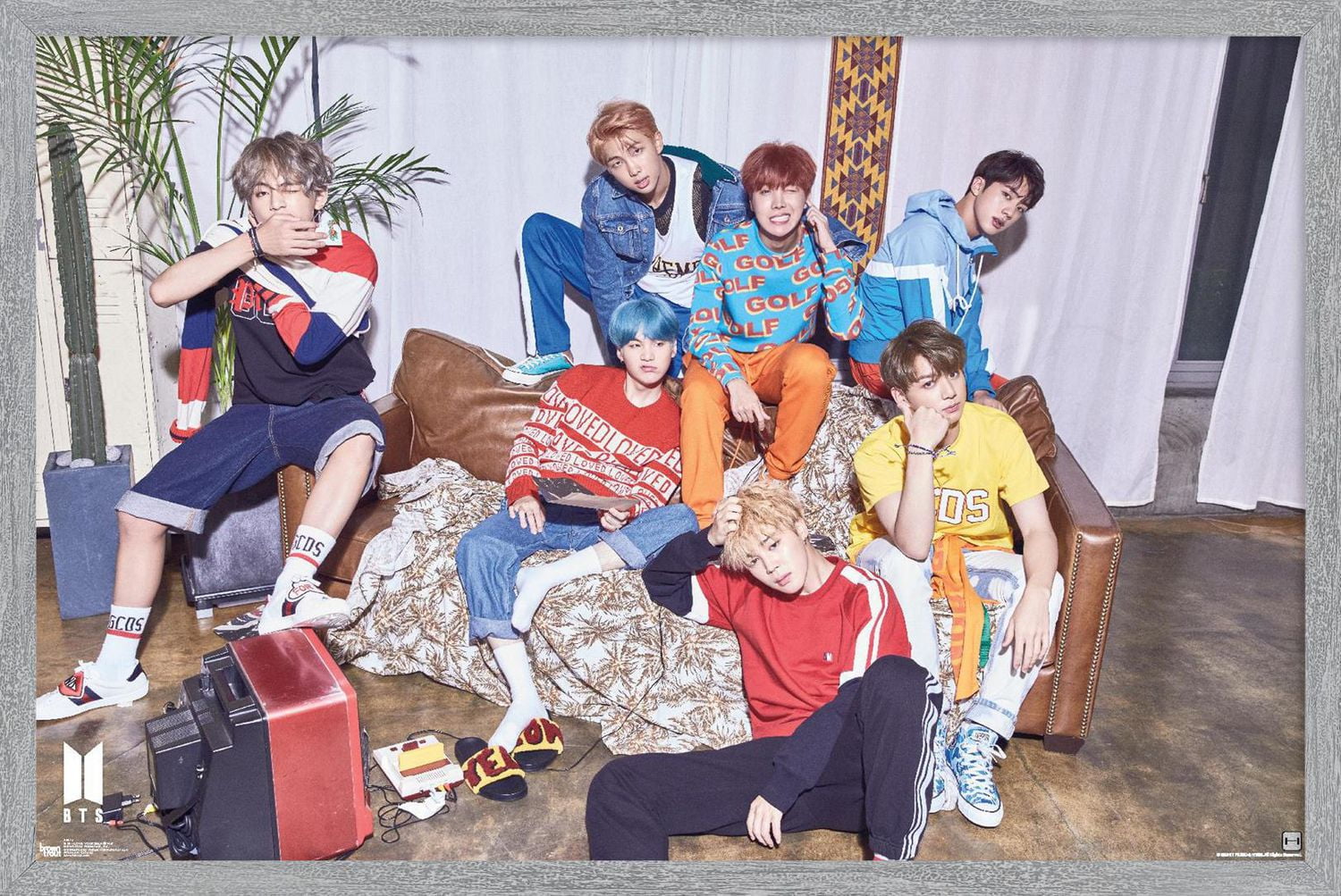 BTS - LOVE YOURSELF ? 'Her' Wall Poster, 22.375" x 34" Framed