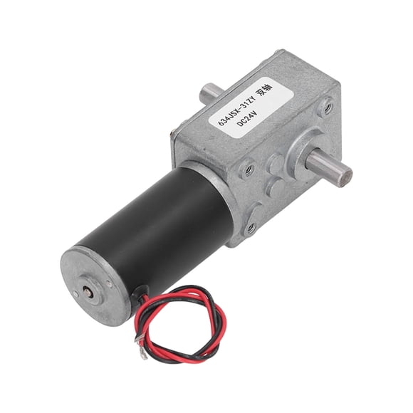 Gear Motor Micro High Torsion Speed Reduction Electric Self Locking Reversible 24V Dual Shaft for Bank ATM Vending Machine Printer Copier Office Automation Equipment