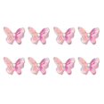 thumbnail image 1 of 8Pcs Clou Strass Exquis Bricolage Léger Double Couche Papillon Ornement pour les Femmes, 1 of 8