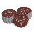 thumbnail image 2 of Inkdotpot Silver Foil Paper Hang Tags Thank You Bridal Shower Favor Tags 100 Piece, 2 of 6