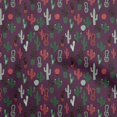 thumbnail image 1 of oneOone Polyester Spandex Wine Fabric Cactus Craft Projects Decor Fabric Printed By The Yard 56 Inch Wide, 1 of 5