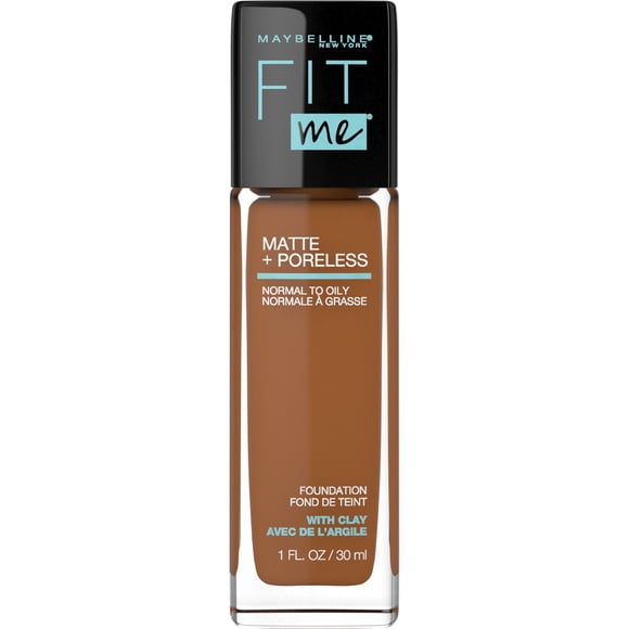 Maybelline New York Fit Me Matte + Poreless Foundation Makeup, Ultra-Lightweight Formula Controls Shine, for Normal to Oily Skin, 360 mocha ,30 ml