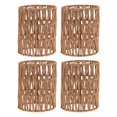 thumbnail image 4 of 4x Woven Pendant Lamp Shade Chandelier Lamp Shade Bulb Guard Hanging Light Cover, 4 of 8