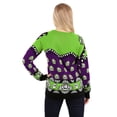 thumbnail image 4 of Adult Beetlejuice Lydia Deetz Halloween Sweater, 4 of 12
