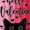 thumbnail image 3 of Valentine's Day Decorations Valentine's Day Heart Print Table Flags Party Table Kitchen Mats, 3 of 5