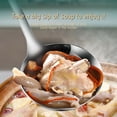 thumbnail image 2 of 14" Stainless Steel Soup Ladle Ergonomic HeatResistant Serving Spoon for Kitchen, Dishwasher Safe, 2 of 8