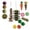 B, variante sur 7 Pcs Jouets à Mâcher pour Lapin, Jouets Lapin Bois Herbe Bricolage Kit à Mâcher Hamster Jouets de Soins des Dents pour Lapin, Idéal pour Lapin, Cochon d'Inde, Chinchilla, Hamster, Écureuil, Gerbilles