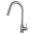 thumbnail image 3 of CAROOTU Touching Kitchen Faucet with Pull Down Sprayer Single Handle Stainless Steel for Home Sink, 3 of 7