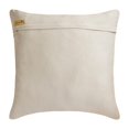 thumbnail image 3 of Throw Pillow Covers, Decorative Ivory 16"x16" (40x40 cm) Throw Pillow Covers, Suede Quilted & Foil Throw Pillows For Sofa, Geometric Pattern Modern Style - Foil Polygon, 3 of 3