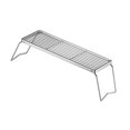 thumbnail image 2 of Almencla Folding Campfire Grill Compact Camping Grate for Fishing Cooking Backpacking L, 2 of 8