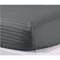 thumbnail image 1 of 1100 Thread Count 100% Egyptian Cotton 3-Piece Fitted Sheet ( 1 Fitted Sheet + 2 Pillow Covers) 18 Inches Deep Pocket Size Stripe Pattern, 1 of 4