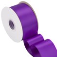 thumbnail image 1 of Joycrosso Purple Ribbon 2 1/2 Inch Wide Thick Fabric Ribbon, 50 Yards Double Faced Satin for Gift Wrapping Floral Bouquets Wedding Party Decoration, 1 of 7