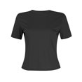 thumbnail image 5 of BVOFAR Hauts Côtelés d'Été pour Femmes 2025 Col Rond Manches Courtes T-Shirts Décontractés Confortables Coupe Ajustée, 5 of 5