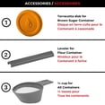 thumbnail image 3 of Starfrit Ensemble de Contenants de Rangement pour Aliments Secs PROKEEPER, 3 Contenants Hermétiques pour Farine, Sucre, Cassonade avec Graduations de Mesure, Joint en Silicone Hermétique, avec Accessoire, 3 of 7
