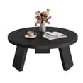thumbnail image 2 of EDTara Table Basse Circulaire pour Salon, 33,5 Pouces Design Moderne avec Support Robuste à Trois Pieds, Facile à Assembler, 2 of 7