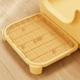 thumbnail image 2 of BeesClover Cat Litter Mat, Plastic Kitty Litter Trap Mats with Anti-slip Legs, Cat Litter Catcher Box Pads, Double Layer Kitten Litter Trapper, Easy to Clean, 2 of 8