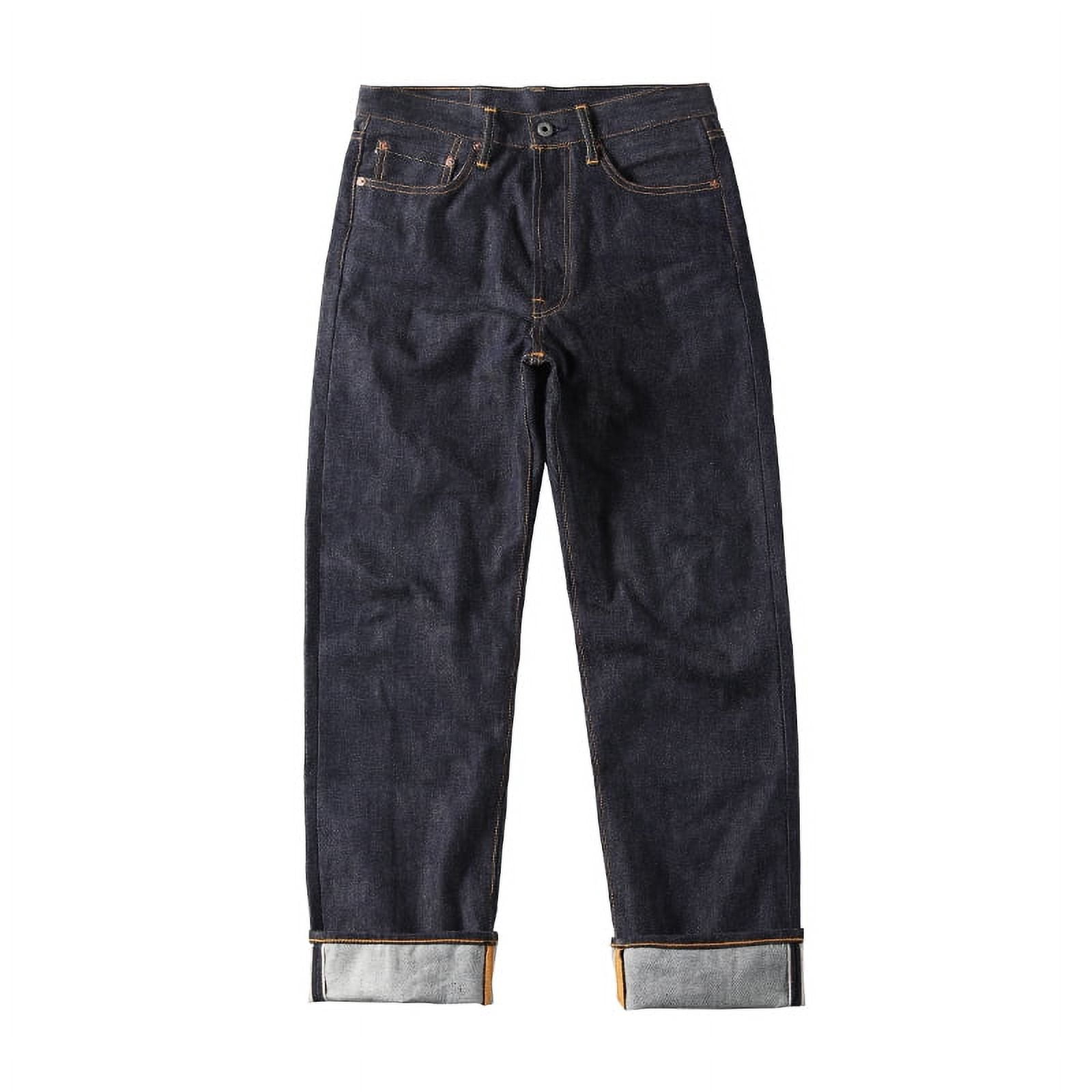 Red Tornado 55501 Relaxed Straight Fit Men‘s Jeans Raw Selvedge Denim Pants Amekaji tzw